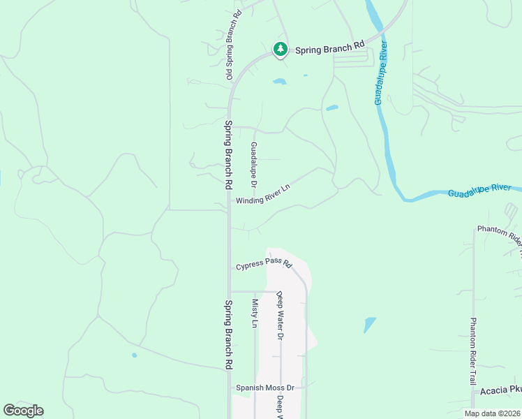 map of restaurants, bars, coffee shops, grocery stores, and more near 628 Winding River Lane in Spring Branch