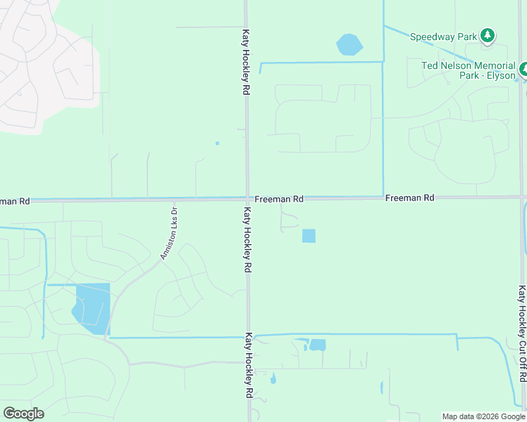 map of restaurants, bars, coffee shops, grocery stores, and more near 25825 Freeman Road in Katy