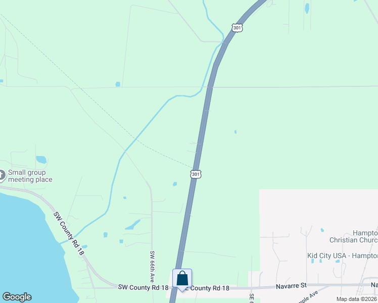 map of restaurants, bars, coffee shops, grocery stores, and more near 10940 U.S. 301 in Hampton