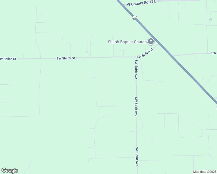 map of restaurants, bars, coffee shops, grocery stores, and more near 586 Southwest Shiloh Street in Fort White