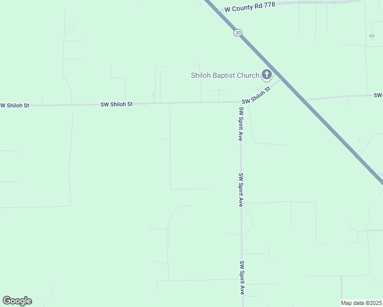 map of restaurants, bars, coffee shops, grocery stores, and more near 586 Southwest Shiloh Street in Fort White