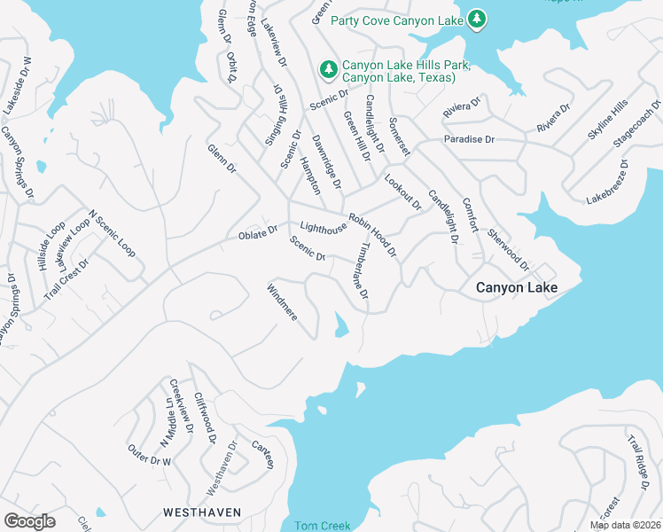 map of restaurants, bars, coffee shops, grocery stores, and more near 1433 Canyon Lake Drive in Canyon Lake