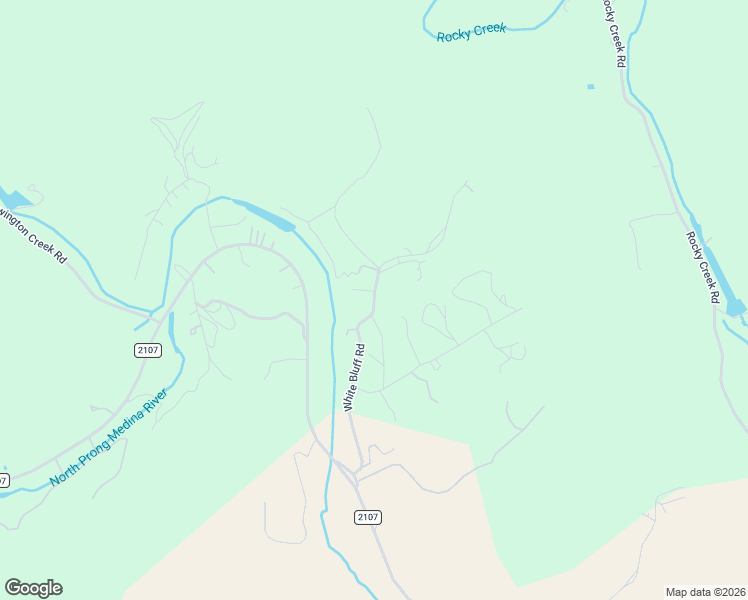 map of restaurants, bars, coffee shops, grocery stores, and more near 539 White Bluff Road in Medina