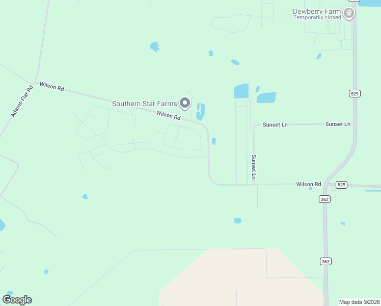 map of restaurants, bars, coffee shops, grocery stores, and more near 34115-34123 Wilson Road in Brookshire