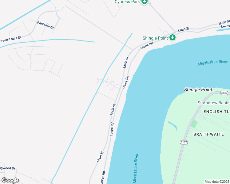 map of restaurants, bars, coffee shops, grocery stores, and more near 2812 Main Street in Belle Chasse