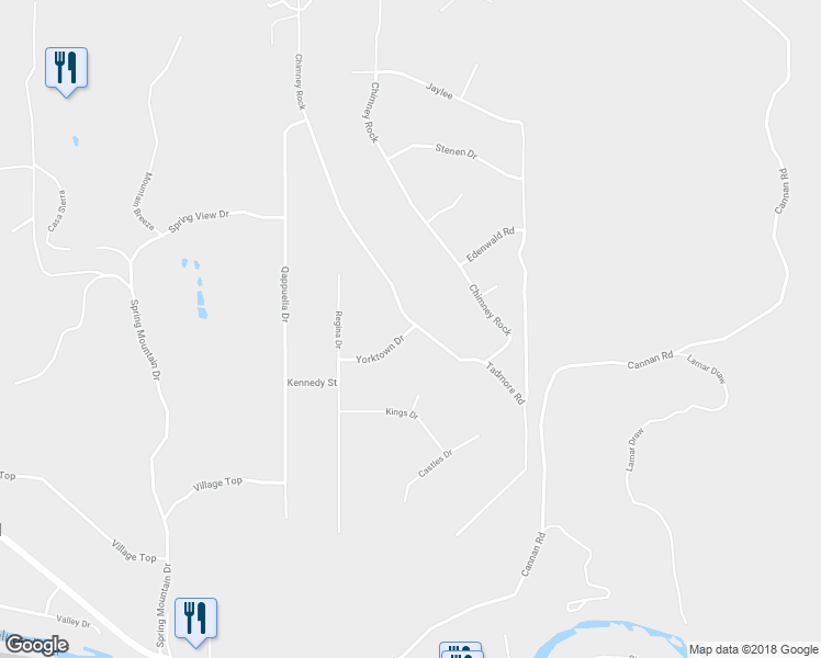 map of restaurants, bars, coffee shops, grocery stores, and more near 465 Yorktown Drive in Canyon Lake