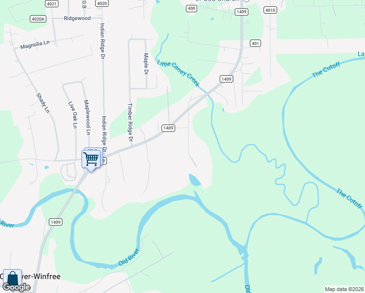 map of restaurants, bars, coffee shops, grocery stores, and more near 13220 Reeves Cemetary Road in Old River-Winfree