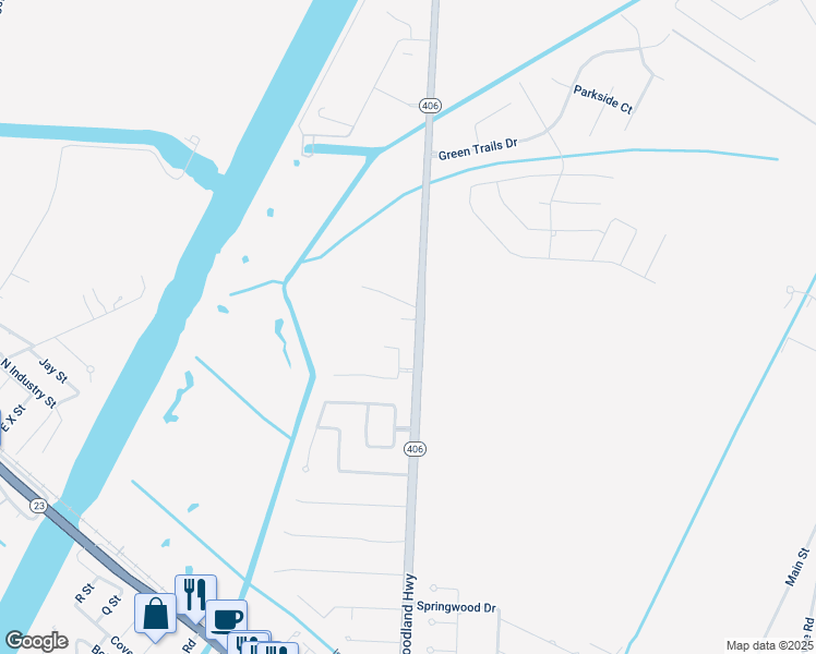 map of restaurants, bars, coffee shops, grocery stores, and more near 101 Bailey Estates Drive in Belle Chasse