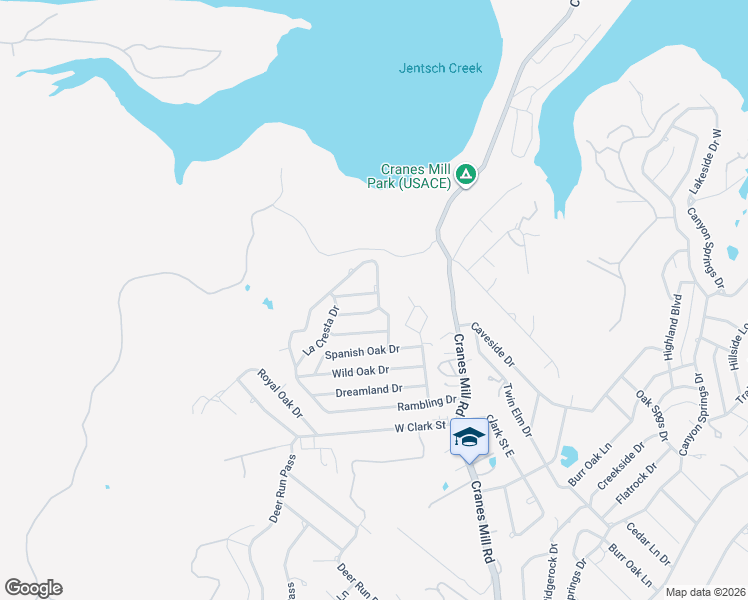 map of restaurants, bars, coffee shops, grocery stores, and more near 1172 Rambling Drive in Canyon Lake