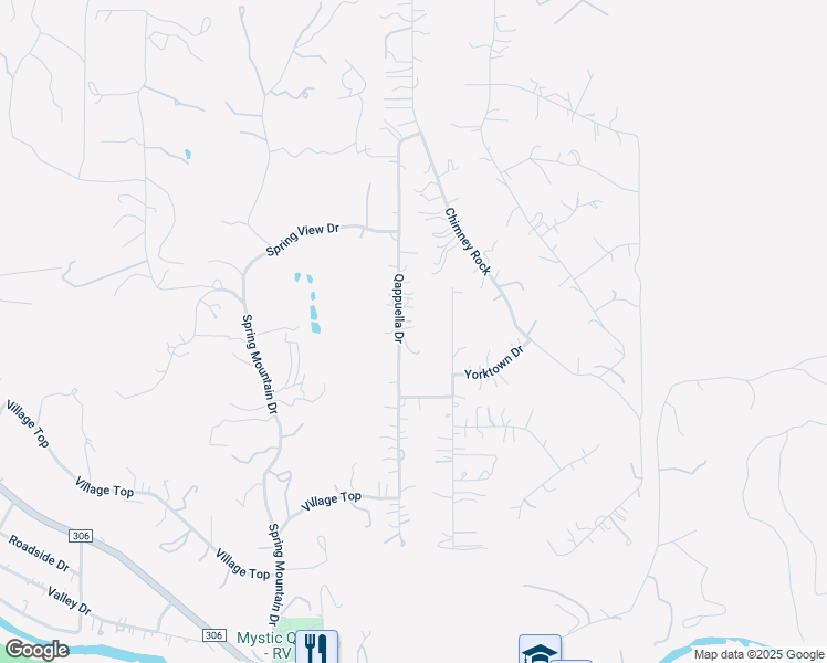 map of restaurants, bars, coffee shops, grocery stores, and more near 1170 Qappuella Drive in Canyon Lake