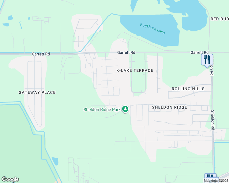 map of restaurants, bars, coffee shops, grocery stores, and more near 11319 East Jayhawk Street in Houston