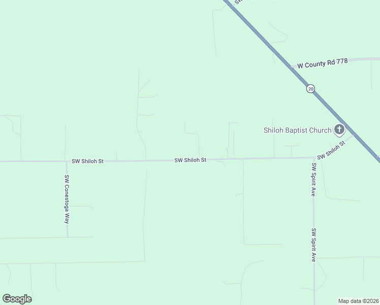 map of restaurants, bars, coffee shops, grocery stores, and more near 999 Southwest Shiloh Street in Fort White