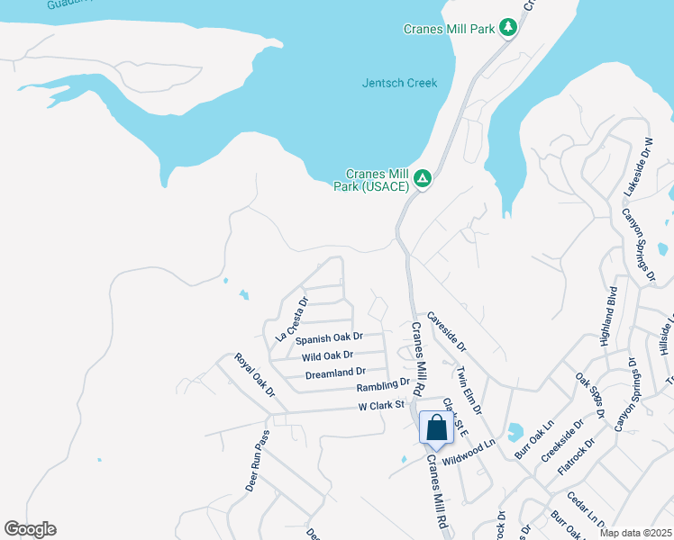 map of restaurants, bars, coffee shops, grocery stores, and more near 957 Rambling Drive in Canyon Lake