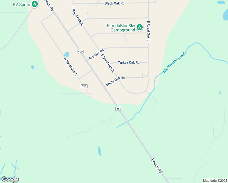 map of restaurants, bars, coffee shops, grocery stores, and more near 16920 Beach Road in Perry