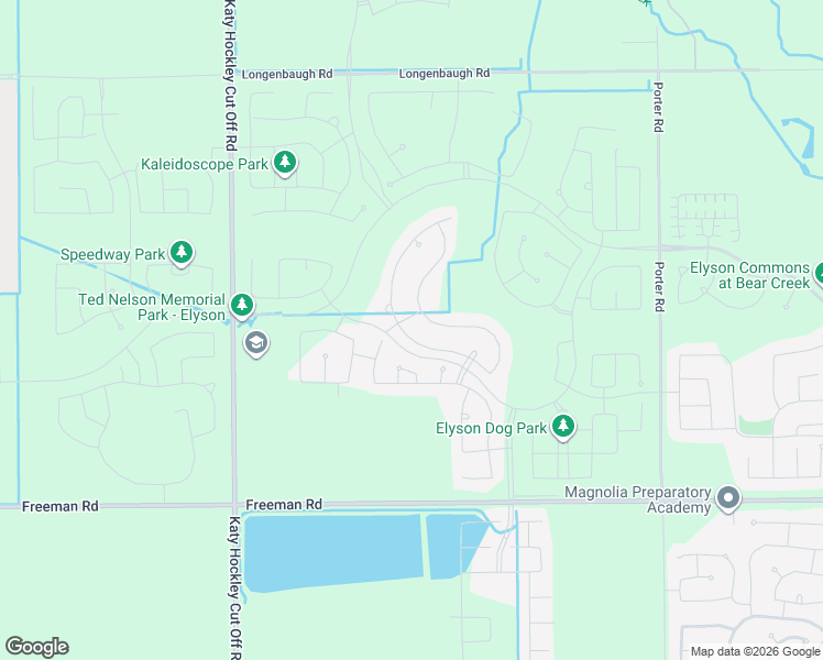 map of restaurants, bars, coffee shops, grocery stores, and more near 7218 Katy Hockley Cut Off Road in Katy