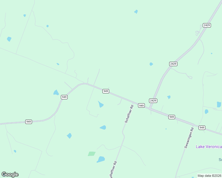 map of restaurants, bars, coffee shops, grocery stores, and more near 5846 Farm to Market Road 949 in Sealy