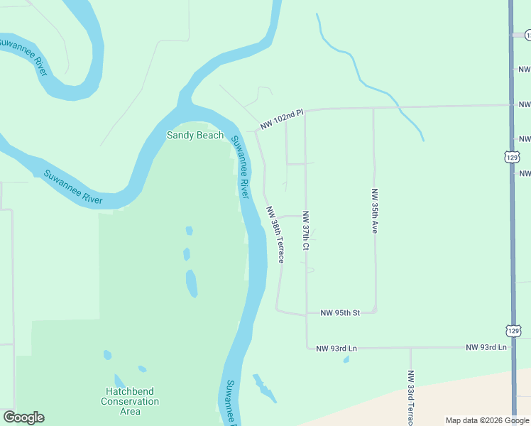 map of restaurants, bars, coffee shops, grocery stores, and more near 9859 Northwest 38th Terrace in Branford