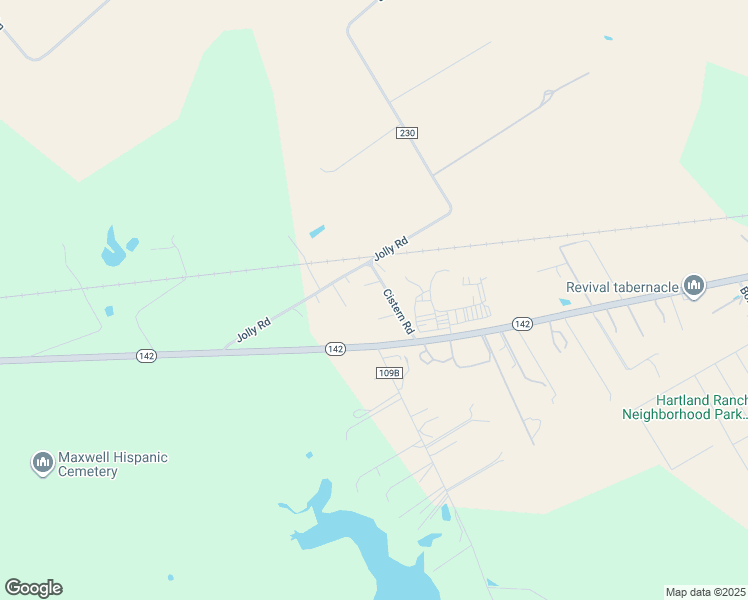 map of restaurants, bars, coffee shops, grocery stores, and more near 145 Cistern Road in Lockhart