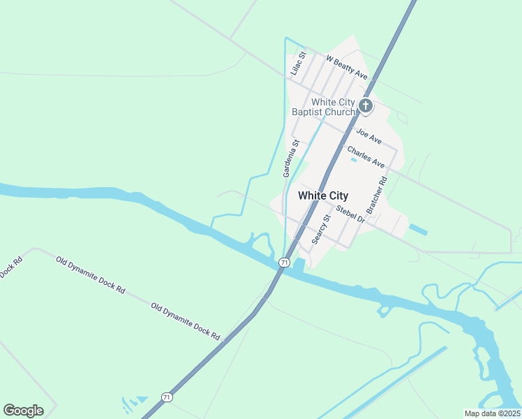 map of restaurants, bars, coffee shops, grocery stores, and more near 111 Geranium Lane in Wewahitchka