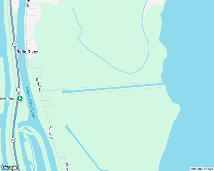 map of restaurants, bars, coffee shops, grocery stores, and more near Bayou Tranquille Street in Pierre Part