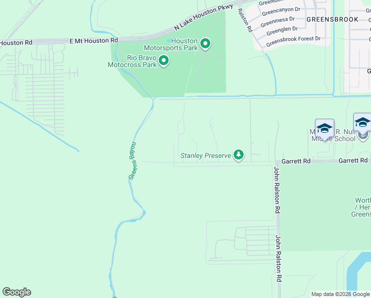 map of restaurants, bars, coffee shops, grocery stores, and more near 11701 Garrett Road in Houston