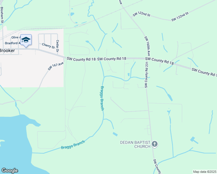 map of restaurants, bars, coffee shops, grocery stores, and more near 11666 Southwest 162 Avenue in Brooker