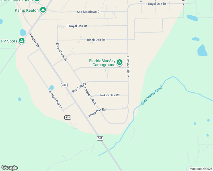 map of restaurants, bars, coffee shops, grocery stores, and more near 2259 Red Oak Road in Perry