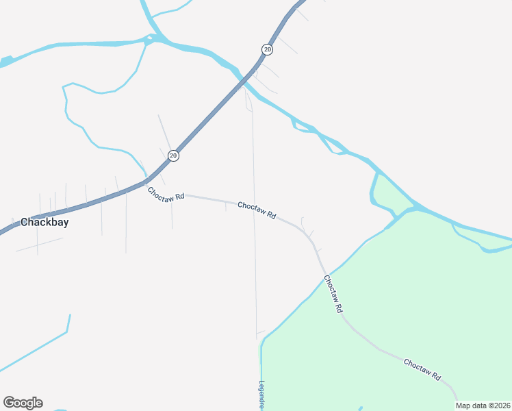 map of restaurants, bars, coffee shops, grocery stores, and more near 148-268 Choctaw Road in Thibodaux