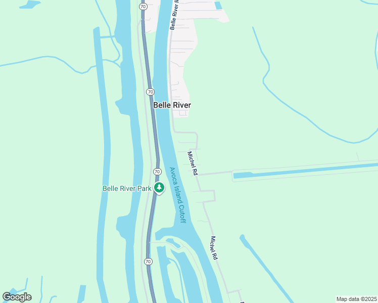 map of restaurants, bars, coffee shops, grocery stores, and more near 121 Michel Road in Pierre Part
