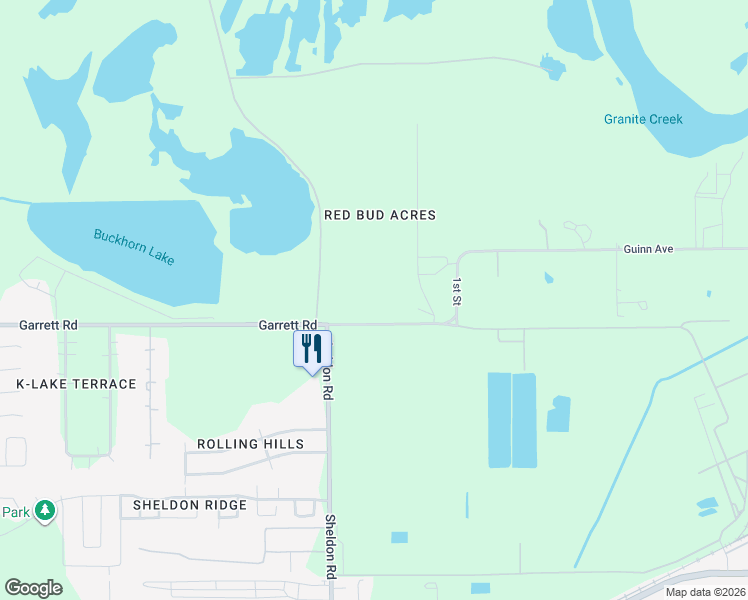 map of restaurants, bars, coffee shops, grocery stores, and more near 16436 Great Ridge Court in Houston