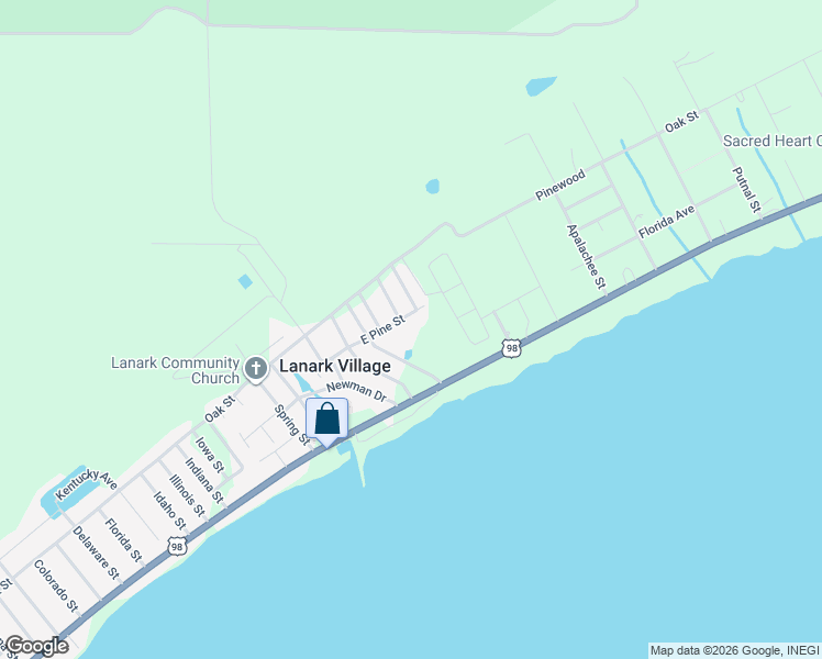 map of restaurants, bars, coffee shops, grocery stores, and more near 49 Pine Street in Lanark Village