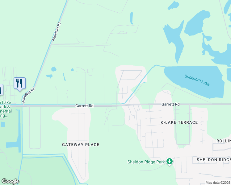 map of restaurants, bars, coffee shops, grocery stores, and more near 11702 Padok Road in Houston
