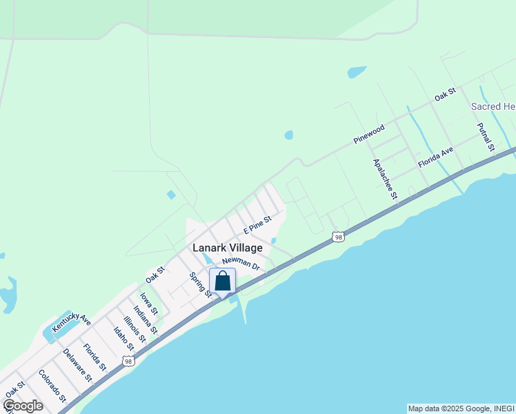 map of restaurants, bars, coffee shops, grocery stores, and more near 32-1 Holland Avenue in Carrabelle