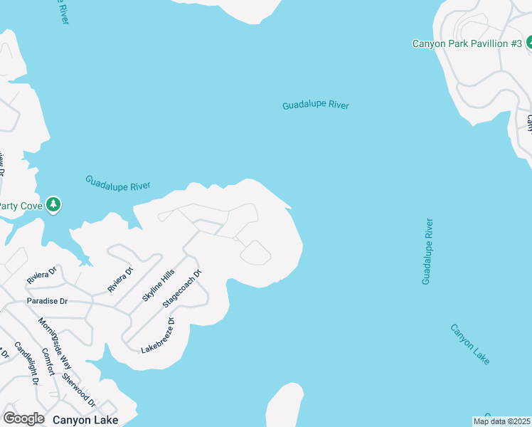 map of restaurants, bars, coffee shops, grocery stores, and more near 1458 Stagecoach Drive in Canyon Lake