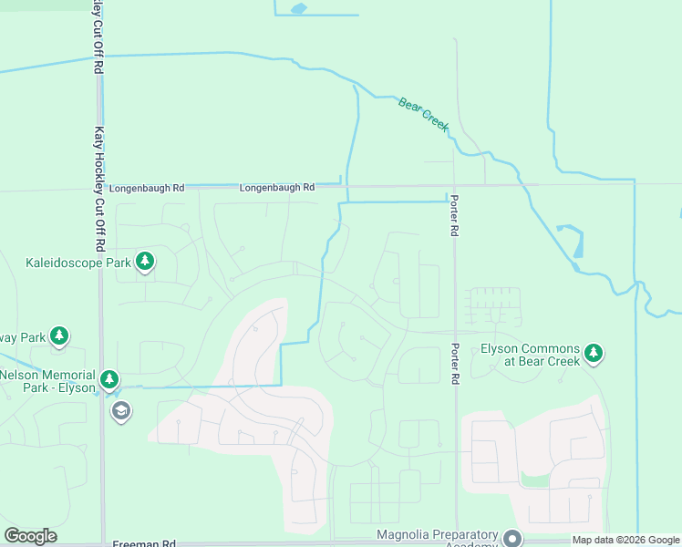 map of restaurants, bars, coffee shops, grocery stores, and more near 25089-25749 Longenbaugh Road in Katy