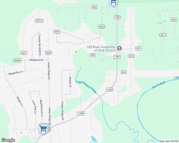 map of restaurants, bars, coffee shops, grocery stores, and more near 15524 Reeves Cemetary Road in Old River-Winfree