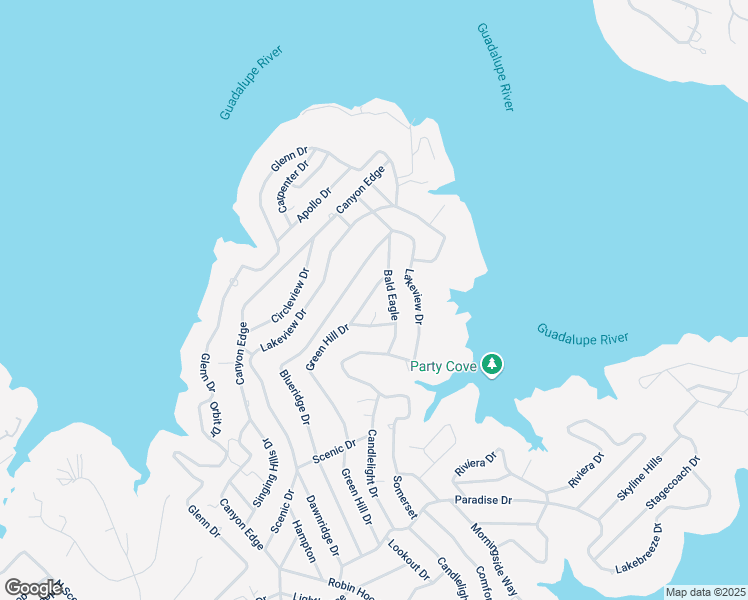 map of restaurants, bars, coffee shops, grocery stores, and more near 1892 Green Hill Drive in Canyon Lake
