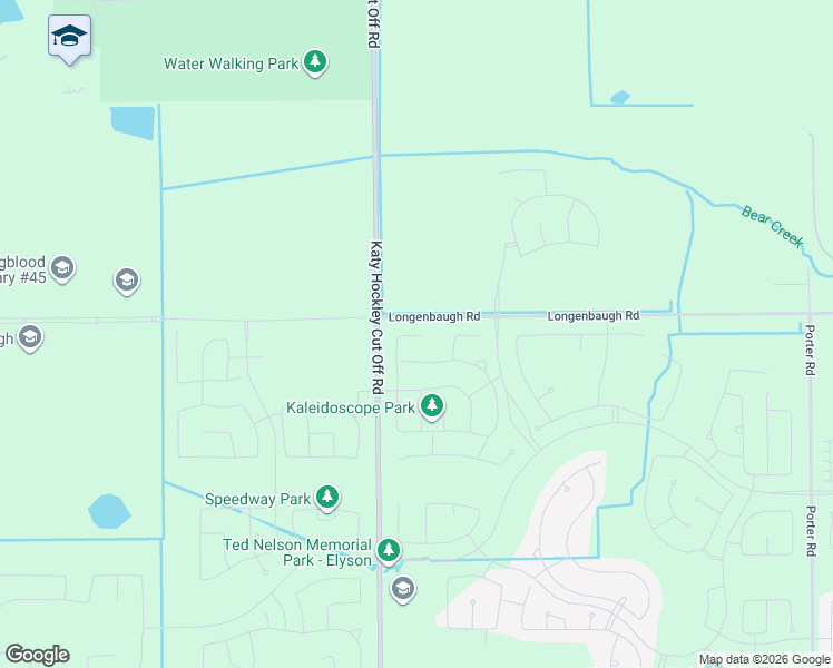 map of restaurants, bars, coffee shops, grocery stores, and more near 25751-25999 Longenbaugh Road in Katy