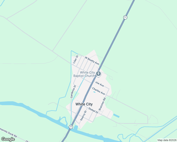 map of restaurants, bars, coffee shops, grocery stores, and more near 7216 Caladium Street in Wewahitchka