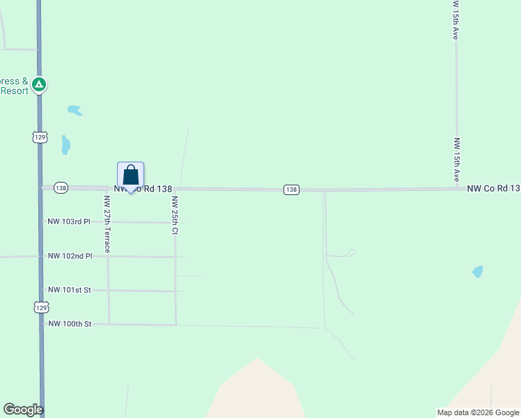 map of restaurants, bars, coffee shops, grocery stores, and more near 2189 Northwest Co Road 138 in Branford