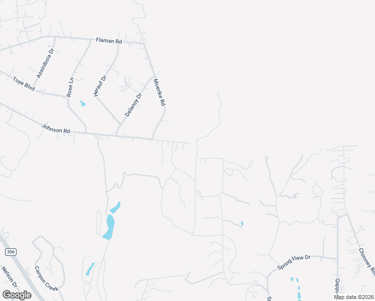 map of restaurants, bars, coffee shops, grocery stores, and more near 2394 Johnson Road in Canyon Lake