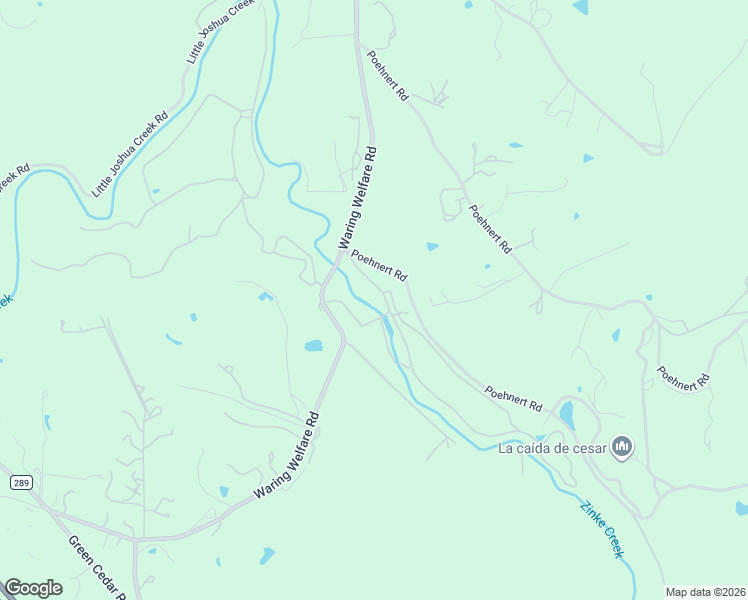 map of restaurants, bars, coffee shops, grocery stores, and more near 38 Poehnert Road in Boerne