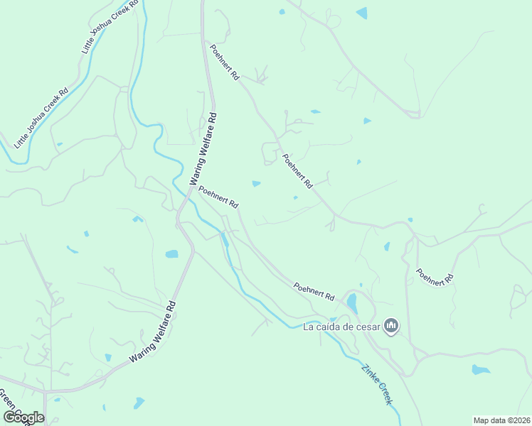 map of restaurants, bars, coffee shops, grocery stores, and more near 38 Poehnert Road in Boerne