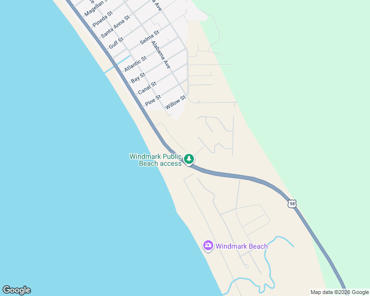 map of restaurants, bars, coffee shops, grocery stores, and more near 6266 U.S. 98 in Port St Joe