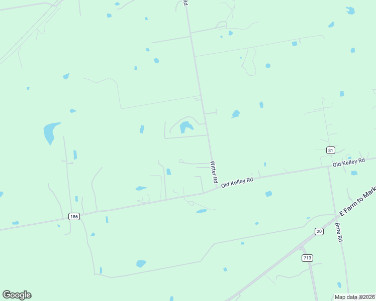 map of restaurants, bars, coffee shops, grocery stores, and more near 2542 Witter Road in Lockhart
