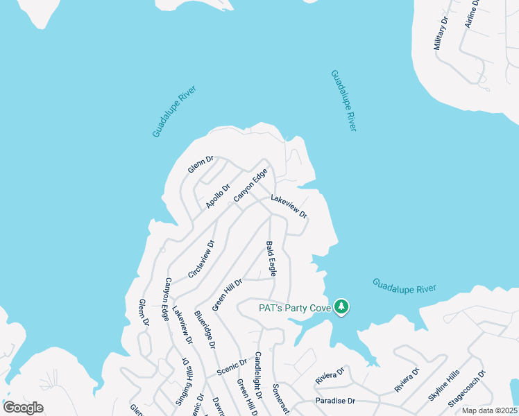map of restaurants, bars, coffee shops, grocery stores, and more near 226 Friendlywood Drive in Canyon Lake