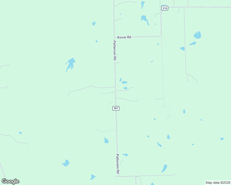map of restaurants, bars, coffee shops, grocery stores, and more near Patterson Road in Rosanky