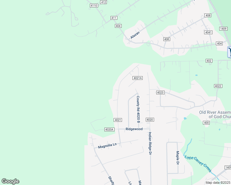 map of restaurants, bars, coffee shops, grocery stores, and more near 516 County Road 4021 in Dayton