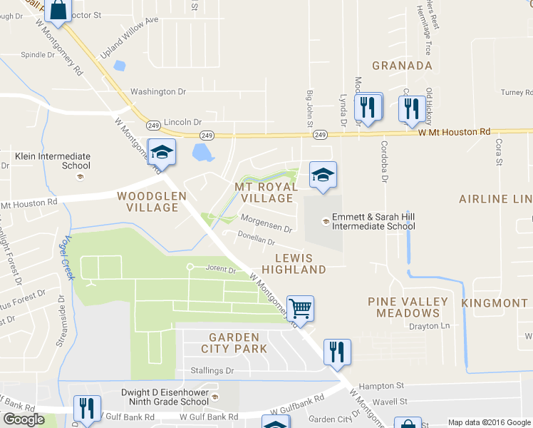 map of restaurants, bars, coffee shops, grocery stores, and more near 2747 Trementina Dr in Houston