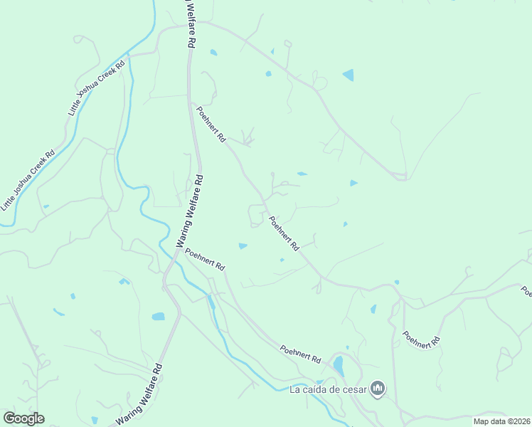 map of restaurants, bars, coffee shops, grocery stores, and more near 27B Poehnert Road in Boerne